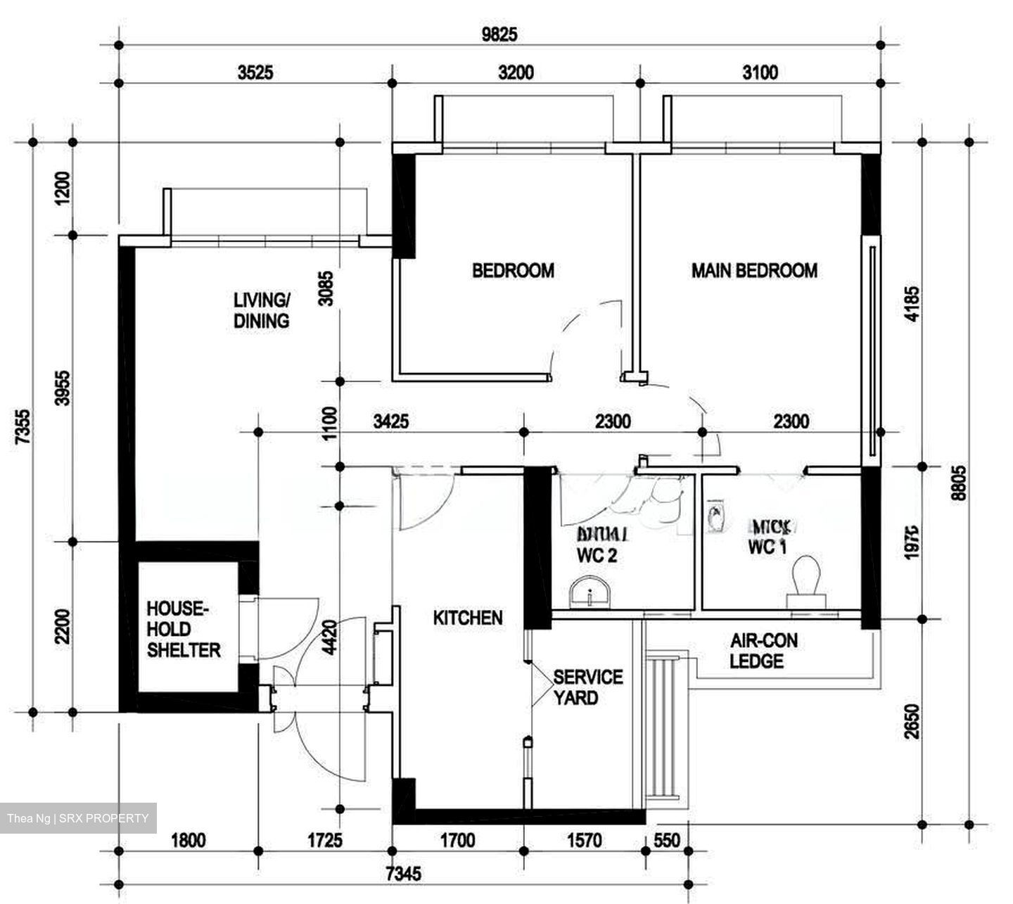Blk 108A Alkaff Oasis (Toa Payoh), HDB 3 Rooms #611450921